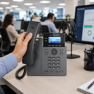 Téléphone IP professionnel GrandStream GRP2602 avec lignes SIP, conférence 5 voies, VoIP, système d'exploitation Linux, téléphone de bureau, centre d'appels, entreprise - Product Image 5