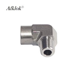 Thép không gỉ 316 lắp ống NPT khuỷu tay Phụ kiện ống 1/8 "1/<span class=keywords><strong>4</strong></span>" <span class=keywords><strong>3</strong></span>/8 "1" Nam NPT x Nữ dầu khí nước giảm đánh bóng - Product Image 1