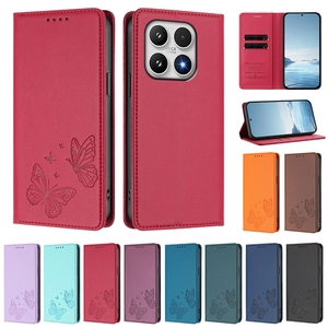 Funda de Cuero Magnética Tipo Cartera con Diseño de Mariposa para <span class=keywords><strong>Xiaomi</strong></span> 17 Ultra Pro Max 15T Redmi A7 Pro 4G NOTE 15 Pro Plus 15C, Funda con Tapa y Soporte - Product Image 2