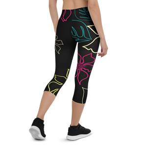 Leggings Capri CoastFlex Neri Aloha da Donna - Product Image 1