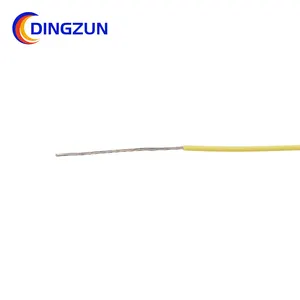 DingZun UL1659 سلك موصل نحاسي إشارة كابل المورد الفضة مطلي مرنة الحرارة مقاومة PTFE سلك للصناعة آلة