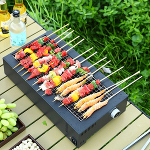 Alta calidad 2 en 1 1200W Ajuste de rotación de tres velocidades Carbón <span class=keywords><strong>y</strong></span> <span class=keywords><strong>barbacoa</strong></span> eléctrica para jardín de camping al aire libre o interior - Product Image 5