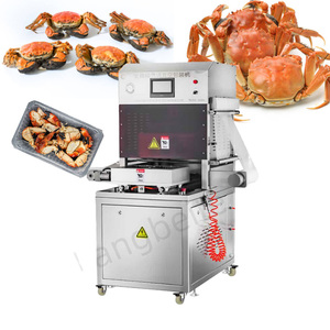 Máy đóng gói bản đồ dọc cho toàn bộ cua và hải sản | sửa đổi khí quyển khay niêm phong - Product Image 1