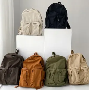 2024 Mode Mehrfachtaschen große Kapazität Mädchen-Rücksack Tasche Reisen Reißverschluss Damen-Rücksacken Kunstleder-Rücksacken für Damen