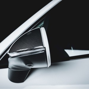 Coques de rétroviseurs en fibre de carbone Sheka pour Porsche Cayenne, ensemble complet de remplacement des boîtiers de rétroviseurs - Product Image 1
