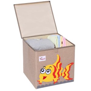 ลิ้นชักเก็บของเล่นเด็กและตู้จัดระเบียบ โรงงานที่ใหญ่ที่สุด กล่องเก็บของและถังเก็บของแบบซักได้ กันน้ำ ลายการ์ตูน 1 ชิ้น - Product Image 6