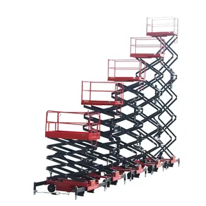 6m -16m Fast Delivery Mobile Scissor Lift Hydraulic Aerial Platform Man Lift In Stock