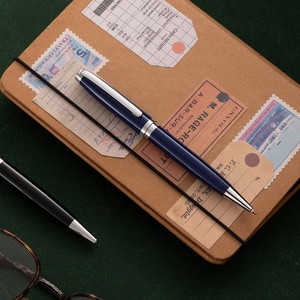 Classique Premium Noir Métal Stylo À Bille Laque Personnalisé Peinture Couleurs Brillant Mat Signature Stylo À Bille avec Logo - Product Image 2