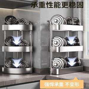 Étagère à épices en acier inoxydable à 3 niveaux, à suspendre au mur, avec couvercles en bois, pour le rangement des condiments de cuisine, huile, vinaigre, sel, sauce soja - Product Image 5