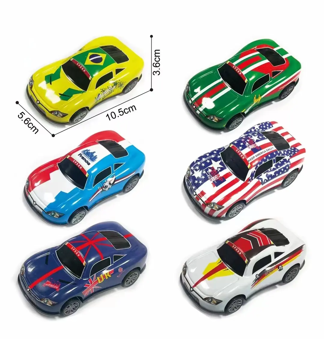 10,5 cm billig Diecast Alloy Kleinwagen zurückziehen Eisens pielzeug Mini Kinderspiel zeug für Werbe geschenk Alloy Car Toy Set