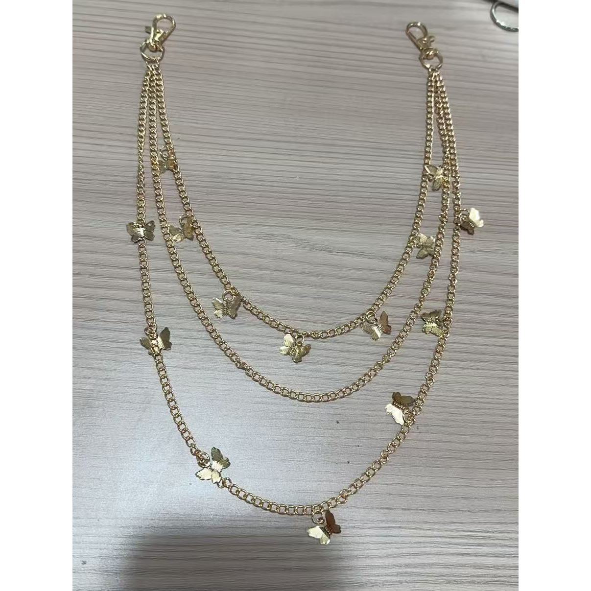 White K butterfly chain
