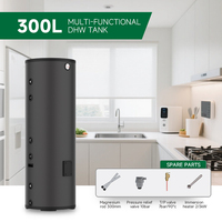 Réservoir d'eau chaude domestique en acier inoxydable 300L, haute efficacité, électrique, économe en énergie et écologique, fourni directement par l'usine