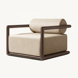 Sassanid exterior recién llegado minimalista Patio jardín conjuntos Hotel Resort hecho a mano Tubular <span class=keywords><strong>Palma</strong></span> aluminio salón colección - Product Image 2