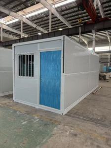 Casa Contenedor Plegable de 20 pies, Transpirable, para Dormitorio, Taller, Oficina en Casa, Hotel, Tienda, Construida con Panel Sándwich de Acero - Product Image 3