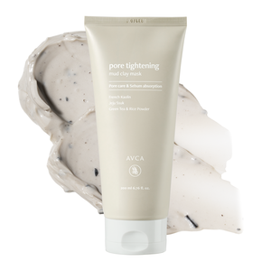 AVCA Oil Control Pore Minimizing Lightening Mud Clay Mask 200ml Kaolin <b>Bentonite</b> Green Tea Rice Powder Deep Cleansing for All - Product Image 6