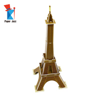 Puzzles en papier d'architecture personnalisés de haute qualité, bâtiments célèbres, bricolage pour enfants ou éducation, modèle de puzzle en mousse 3D