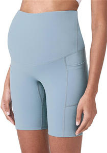 King Mcgreen Star <strong>Maternity</strong> Bike <strong>Shorts</strong> Women Over Belly Adjustable Support Band Pocketed Yoga <strong>Cycling</strong> Active Comfort Pregnancy - Product Image 3