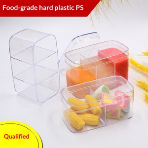 Boîte d'emballage alimentaire transparente personnalisée à trois compartiments avec couvercle pour bonbons de 120 ml et boîte à yaourt, modèle 2026 - Product Image 5