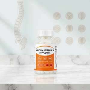 Capsule di Calcio Liquido e Vitamina D OEM Integratori per la Salute delle Ossa Capsule di Calcio Liquido e Vitamina D3 per Adolescenti - Product Image 1