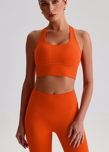 Sujetador deportivo GH para mujer con almohadilla, espalda abierta, Sujetador deportivo cruzado, ropa <span class=keywords><strong>de</strong></span> <span class=keywords><strong>Yoga</strong></span> desnuda para mujer, sujetador <span class=keywords><strong>de</strong></span> <span class=keywords><strong>Yoga</strong></span> con espalda cruzada, ropa <span class=keywords><strong>de</strong></span> gimnasio, Top <span class=keywords><strong>de</strong></span> gimnasio - Product Image 5