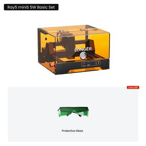 Longer Ray5 MiniS Diode CNC Desktop <b>Laser</b> Engraver with USB/WiFi Connection High Safety Protection for Metal/Acrylic/Leather - Product Image 1