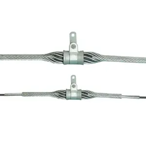 Prezzo di fabbrica aero Self-Support ADSS cavo ottico raccordi a doppia fibra cavo sospensione morsetto