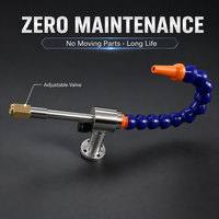 Pistolet à air froid Vortex à air comprimé pour le refroidissement des outils CNC, l'élimination des copeaux, le taraudage des métaux et les procédés de soudage