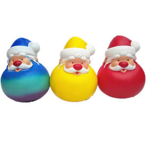 Juguetes de Espuma de PU de Santa Claus de Jincan, Juguetes de Navidad de Rebote Lento, Juguetes de Simulación para Aliviar el Estrés, Regalos Artesanales para Niños - Product Image 3