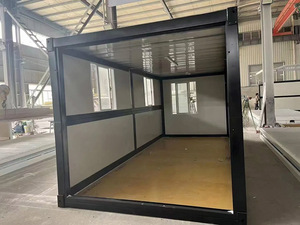 Contenedor plegable prefabricado de acero económico Casa de estar a prueba de huracanes Casa portátil prefabricada impermeable - Product Image 6