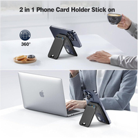 Dompet Magnetik Logo Kustom Grosir dengan Stand MagSafe, Bersertifikasi CE REACH ROHS California Prop 65, Tempat Kartu Magnetik OEM Jerman Inggris