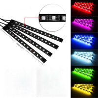 Usine en gros bonne qualité voiture éclairage intérieur décoration RVB couleur 36LEDs 48LEDs 60LEDs voiture lumières bande