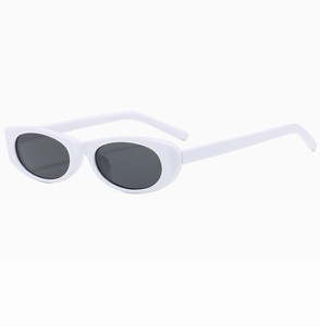 New Cat-Eye Sunglasses Women Men Cross-Border European American Style Fashionable <b>Small</b> Candy Colors UV400 Light <b>Weight</b> PC - Product Image 3