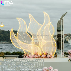 Décorations de mariage LEDA, style océan, toile de fond romantique, grande décoration de scène pour mariage - Product Image 3