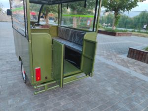 Di alta qualità nuovo elettrico 7 sedile <span class=keywords><strong>Tuk</strong></span> <span class=keywords><strong>Tuk</strong></span> elettrcque tipo di corpo aperto 60v tensione per la vendita in Thailand - Product Image 6