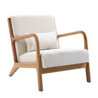 Fauteuil d'appoint italien en bois et cuir, chaise de salle à manger moderne, fauteuil vintage, chaise de designer pour salon, mobilier de café et de salon