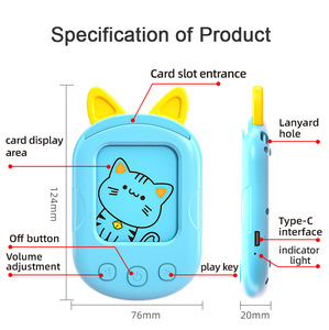 Giocattolo <span class=keywords><strong>di</strong></span> educazione all'apprendimento cognitivo parlante per bambini <span class=keywords><strong>parole</strong></span> del lettore Talk Card giocattolo per l'apprendimento cognitivo - Product Image 3