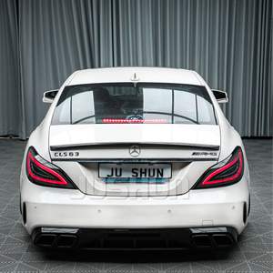 Conjunto de Luces Traseras LED Ahumadas Modificadas Jushun para Mercedes-Benz CLS W218 12-17, Lente Roja Trasera, Luz de Conducción, Señal de Giro, Advertencia - Product Image 6