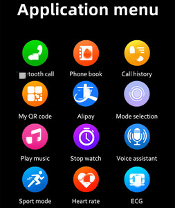 Montre connectée tendance 2026 ZD5 Ultra <span class=keywords><strong>Mate</strong></span>, mode multisports, gestion de la santé, suivi de la forme physique, assistant vocal IA, gel de silice, unisexe - Product Image 6