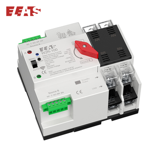 ELEATS Commutateur <span class=keywords><strong>de</strong></span> transfert automatique intelligent WiFi TUYA 63A 100A 2P 4P <span class=keywords><strong>pour</strong></span> système solaire et distribution - Product Image 6