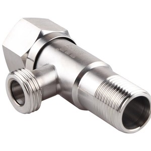 Válvula angular de acero inoxidable Mu Yihuang 304, roscada, 1 entrada y 2 salidas, interruptor de agua para uso doméstico - Product Image 3