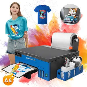 Nuovo arrivo A4 formato XP600 DTF stampante di vendita calda digitale T-shirt stampante macchina per la stampa di pellicole per animali domestici