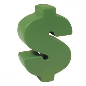 Jouets anti-stress en forme de signe dollar en PU avec logo personnalisé pour le marketing, vente en gros - Product Image 1