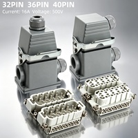 BYLJQ High Quality HE032 HE036 HE040 Heavy Duty Connector Dustproof IP65 PCB Compatible Copper Alloy Hot Runner Multi-channel