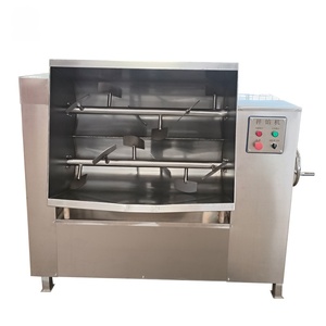 Mélangeur à viande industriel 50L à double arbre en acier inoxydable 304 à vitesse variable pour boucherie, restaurant, charcuterie artisanale - Product Image 1