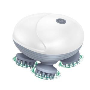 <b>Electric</b> Scalp <b>Head</b> <b>Massager</b> Red Light Therapy 5 Modes Vibration 4 Detachable Massage Claws Hair Growth Stress Relief - Product Image 1