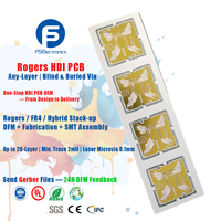 Fabrication de circuits imprimés haute fréquence personnalisés Rogers RO4350B RT5880, contrôle d'impédance multicouche, fabrication ENIG en usine
