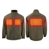 Veste d'hiver chauffante pour l'extérieur, coupe-vent, col montant, chauffage réglable, légère, économe en énergie, rembourrée en coton