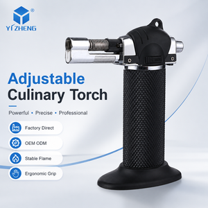 Briquet à gaz butane réglable YZ-011, pistolet à flamme, briquet jet de butane pour cuisine, coupe-vent, vente chaude - Product Image 1