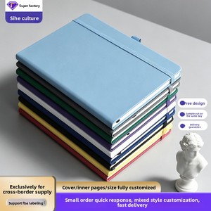 Carnet de notes professionnel Junvoy <span class=keywords><strong>A41</strong></span> A5 en cuir PU, couverture rigide épaissie, simple, personnalisable avec logo, pour bureau, collection automne - Product Image 5
