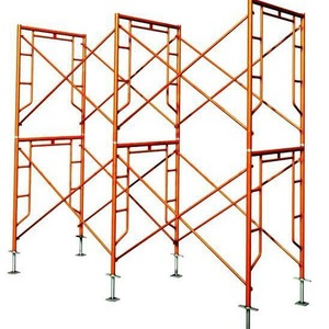 Q235 mạ kẽm cửa di động loại nặng H khung giàn giáo khung cửa cuối cho xây dựng - Product Image 2